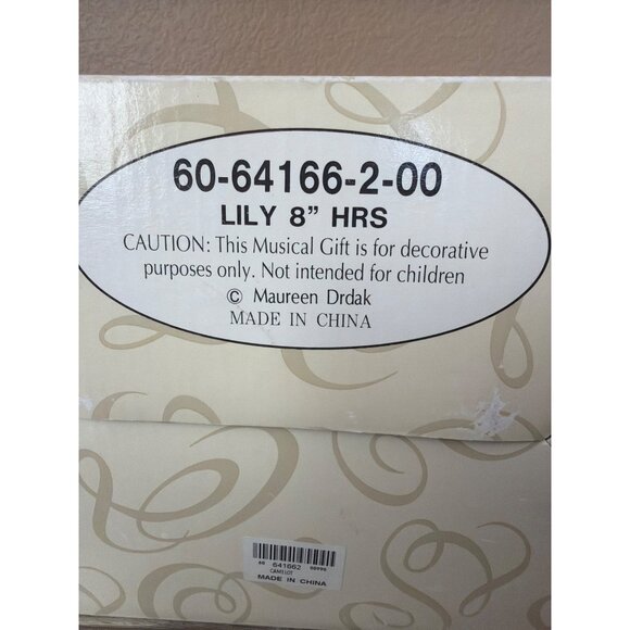 SF Music Box Co Maureen Drdak Lily of the Valley Music Box Horse Carousel w/Box - Picture 16 of 17